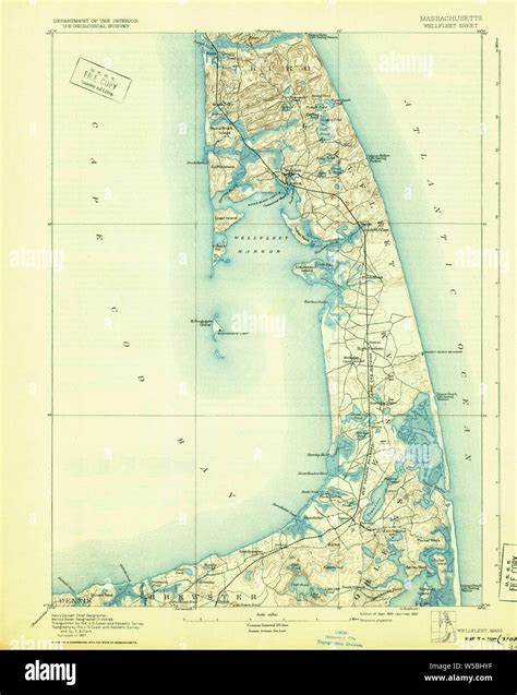 Map Of Wellfleet Hi Res Stock Photography And Images Alamy