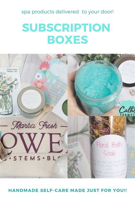 Spa Subscription Boxes In 2021 Subscription Boxes Care Box Floral Bath
