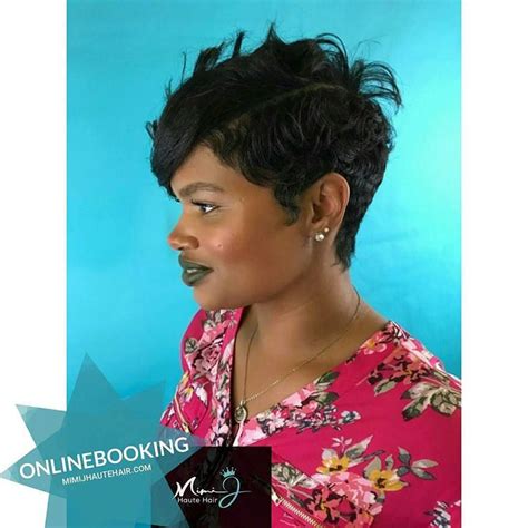 Open today until 7:00 pm. Pin auf Black | Short Pixie Cuts | MimiJ Haute Hair ...