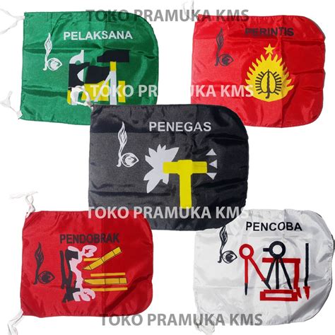 Jual Bendera Sangga Pramuka Sangga Perintis Pendobrak Penegas Pelaksana