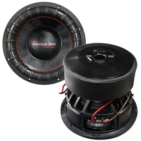 American Bass Vfl 12″ Woofer 5000w Rms 10000w Max Dual 1 Ohm Voice