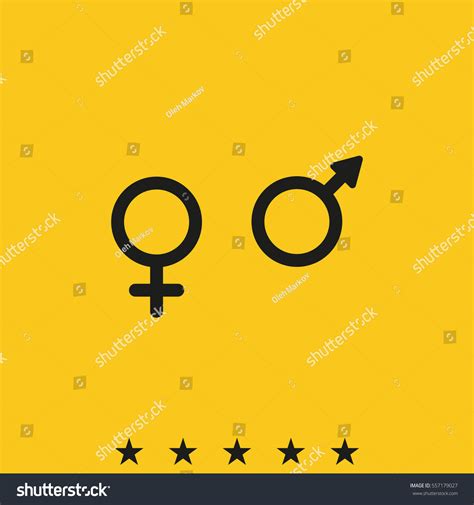 Sex Symbols Vector Icon Stock Vector Royalty Free 557179027