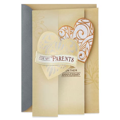 Your Example Of Love Anniversary Card For Parents Greeting Cards