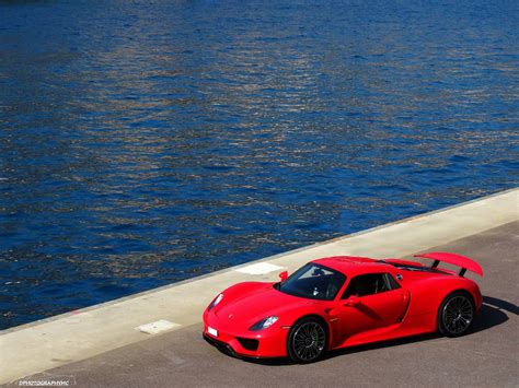 Stunning Red Porsche 918 Spyder Photoshoot In Monaco Gtspirit