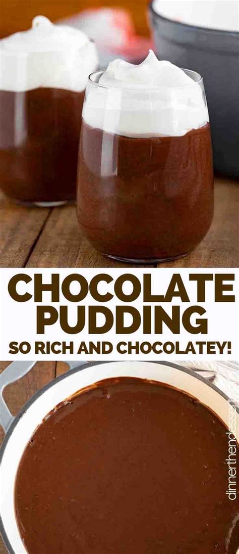 Cocoa beans grow in pods in the cacao tree. Chocolate Pudding is a rich and creamy dessert made with ...