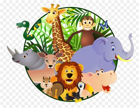 Cartoon Safari Clip Art Orangutan Png Download 1024