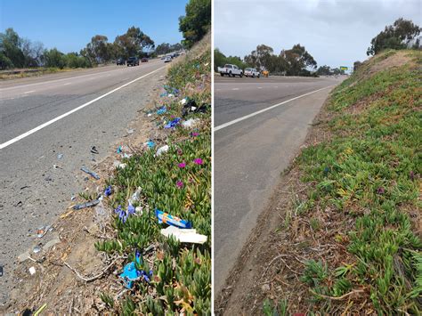 Caltrans San Diego on Twitter: "Before & After: this quarter-mile of