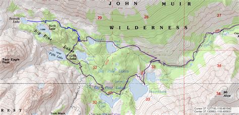 Trip Planning North Fork Of Big Pine Creek Gear Reviews Trip Reports Trail Stats