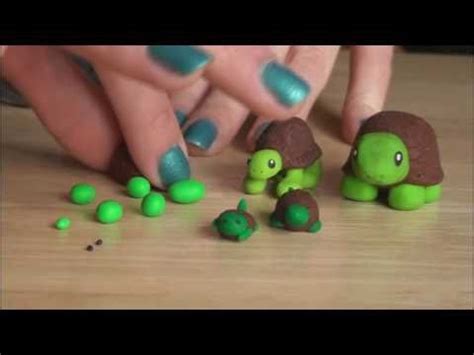 When you're finished, you'll have an adorable little spot to. TURTLE - Polymer Clay Charm - How To | SoCraftastic - YouTube