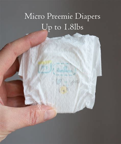 Pampers Micro Preemie Diapers Up To 18lbs Etsy