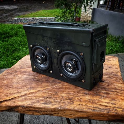 Ammo Can Waterproof Bluetooth Speaker Diy