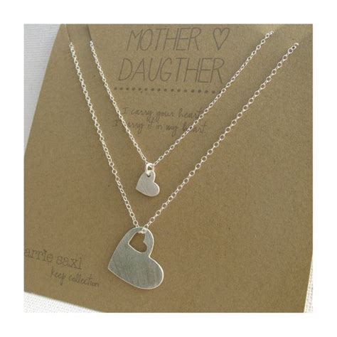mother daughter necklace set wedding t mother s day etsy mom necklace personalized