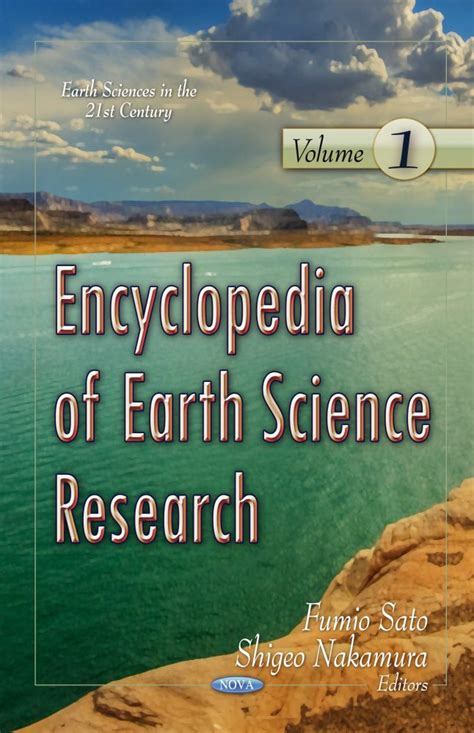 Encyclopedia Of Earth Science Research 3 Volume Set Nova Science