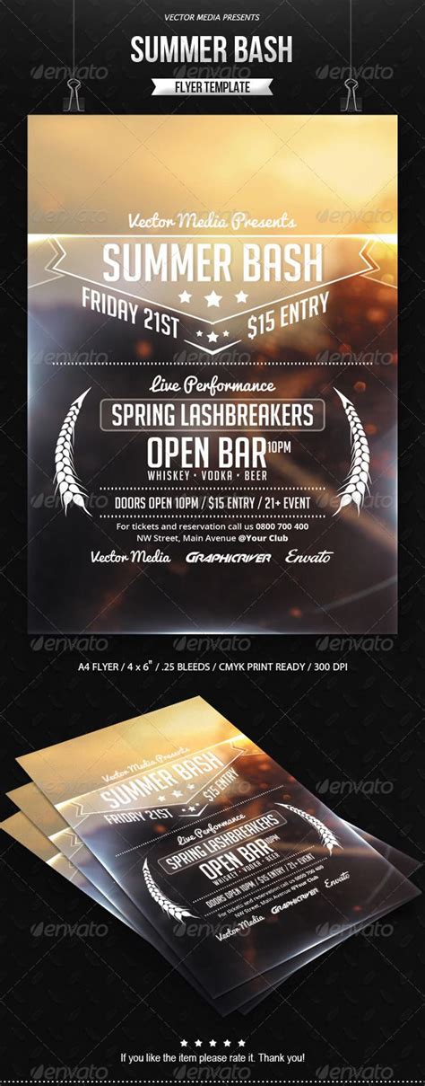 Congratulations to athletes stephanie b., reuben m., lisa s., kim h., and justin. Summer Bash - Flyer, Summer Bash ¨C Flyer Features: Fully ...