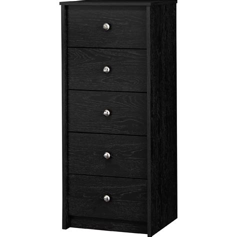 Regardless of which dresser you choose, cr recommends that in any home where children may be present, dressers should be anchored to the wall. Essential Home Belmont 5 Drawer Lingerie Chest - Black