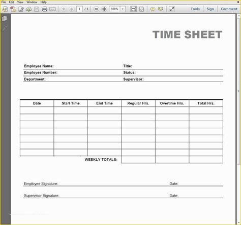 Free Time Card Template Of 8 Best Of Blank Printable Timesheets Free