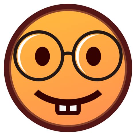 Emoticon Emoji Smiley Nerd Nerd Png Download 512512 Free