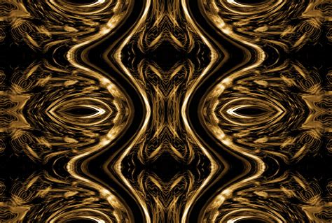Black And Gold Abstract Print Free Stock Photo Public
