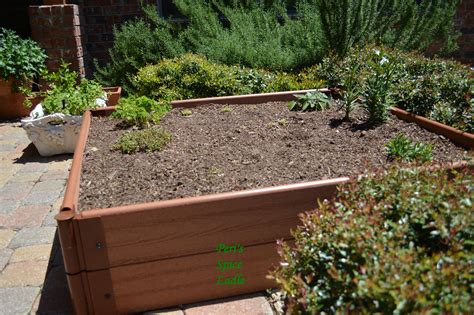 Vegetable garden planter box mesh lath. My Spring Gardening Experiment- Creating a 'Raised Herb ...