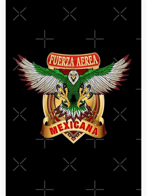 Póster Fuerza Aérea Mexicana Insignia De La Fuerza Aérea Mexicana V1