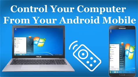 How To Remotely Control Your Computer From Your Android Mobile Anywhere Youtube
