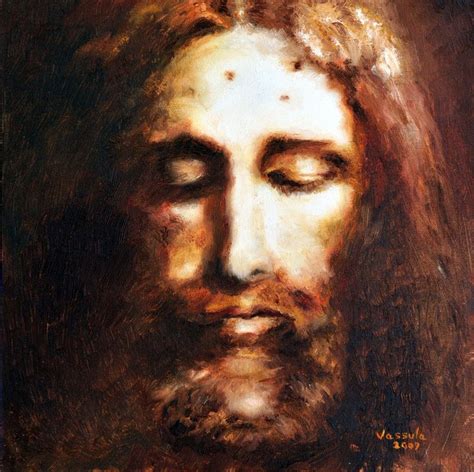 Face Of Jesus According To The Shroud Of Turin Religiöse Bilder