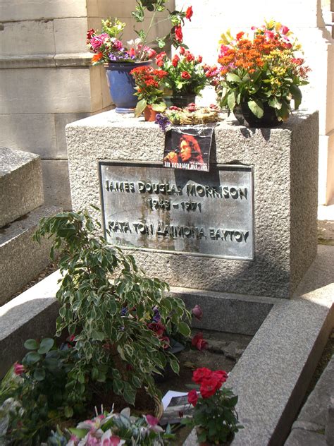 Jim Morrison Grave Pere Lachaise Paris France
