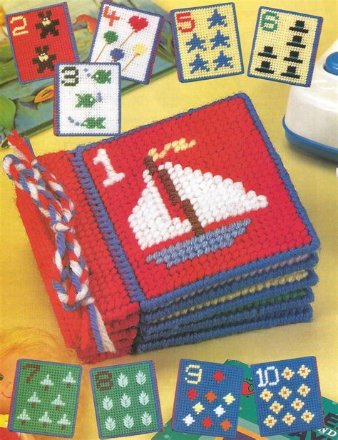 Childrens Numbers Book Pattern Plastic Canvas Pattern Pc740712 By