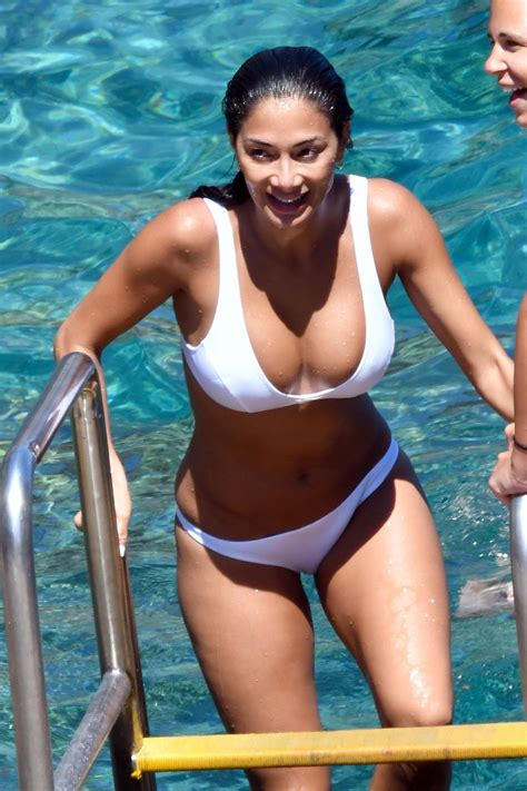 Nicole Scherzinger In Bikini At A Beach In Capri 07172017 Hawtcelebs