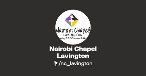 Nairobi Chapel Lavington Twitter Instagram Facebook Linktree