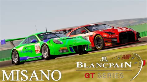 Assetto Corsa Vr Blancpain Gt Series Misano Lap Race Youtube