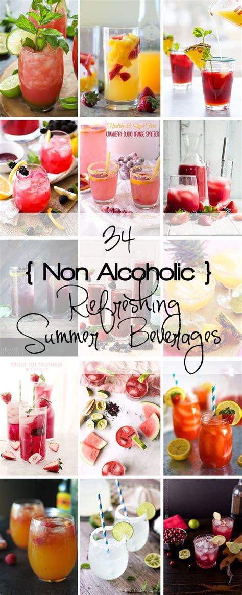 34 Non Alcoholic Refreshing Summer Beverages Party Drinks Fun