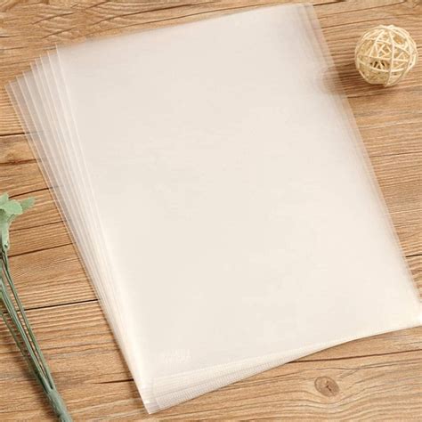 36 Pack Clear Document Folder Copy Safe Project Pocket L Type Clear