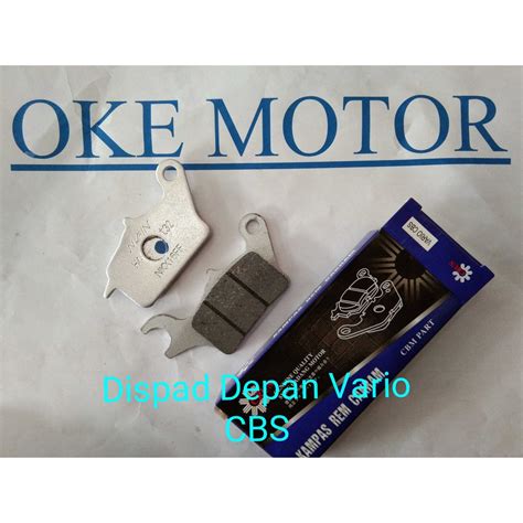 Jual Dispad Kampas Rem Cakram Depan Motor Vario Cbs Shopee Indonesia