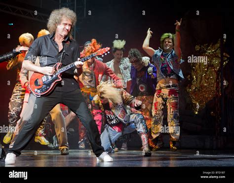 Brian May Of Queen Playing On Stage At We Will Rock You London 4th Sept