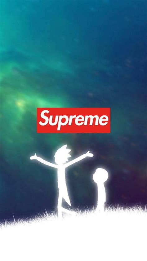 Get Here Trippy Rick And Morty Supreme Wallpaper Quotes