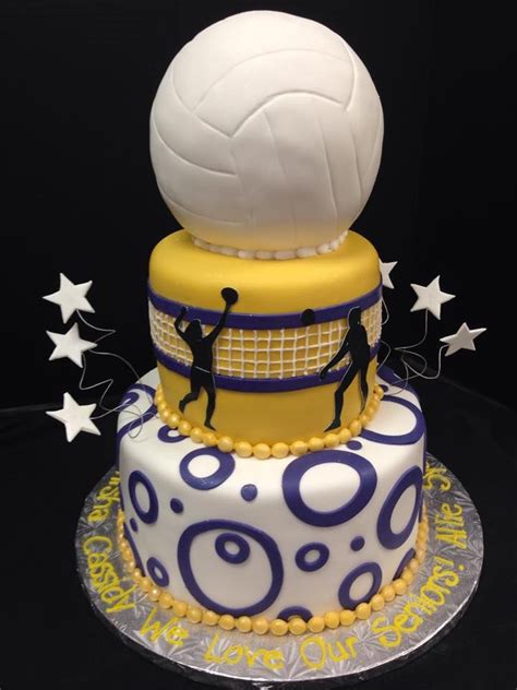 Closer View Of Fondant Details On Whimsical Volleyball Cake Fondant Cake Volley Ball Party