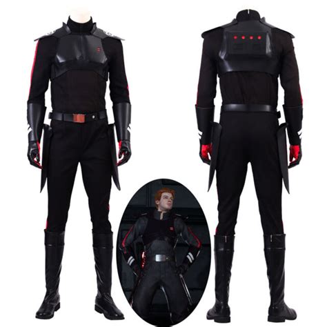 star wars jedi fallen order inquisitor cal costume cosplay suit for adult outfit ebay