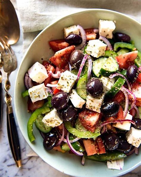 Classic Greek Salad Via Feedfeed On Recipetin