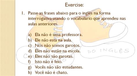 Frases No Immediate Future Afirmativa Negativa E Interrogativa