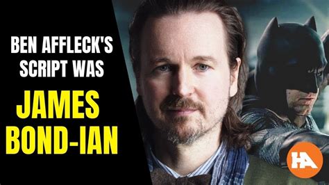 Matt Reeves Talks Ben Afflecks The Batman Script Youtube