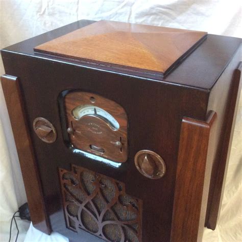 1932 Art Deco Radio With A Twist Musical Items Hemswell Antique