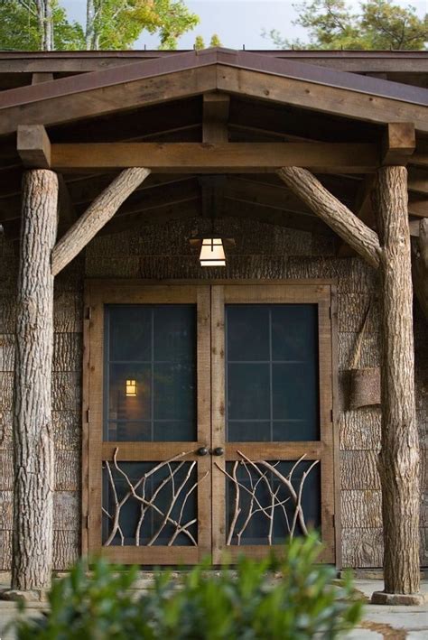 Love These Rustic Cabin Screen Doors With Twig Detail 1000