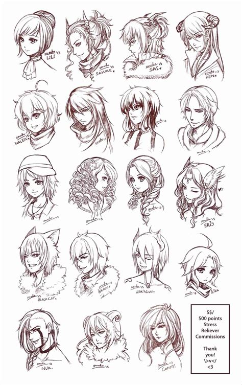 The best selection of royalty free hairstyle drawing vector art, graphics and stock illustrations. Hairstyles For Short Hair Drawing | Sketch head, Drawing ...