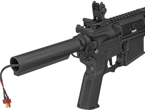 Lancer Tactical Gen 3 M4 Sopmod Aeg Airsoft Rifle Black Airsoft Station