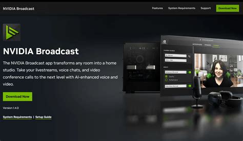 NVIDIA Broadcast Easy With AI