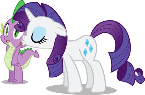 Rarity Doesnt Abuse Spike The Sea Of Purple And White