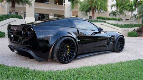 Black 2010 Supercharged Chevrolet Corvette Zr6x By Supervettes Rides