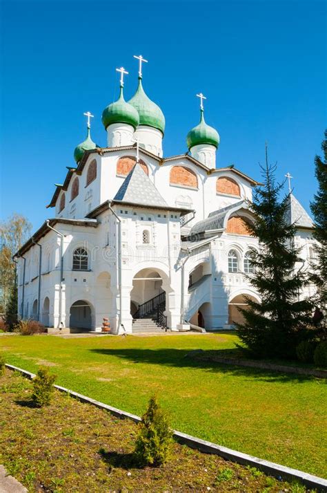 Veliky Novgorod Russia Saint Nicholas Cathedral In St Nicholas Vyazhischsky Stauropegic