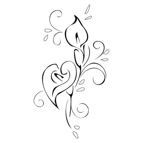 It is actually not a single flower but an inflorescence of tiny flowers centered on the stalk. Pin by Zita Kadanka on My Style | Calla lily tattoos, Lily ...